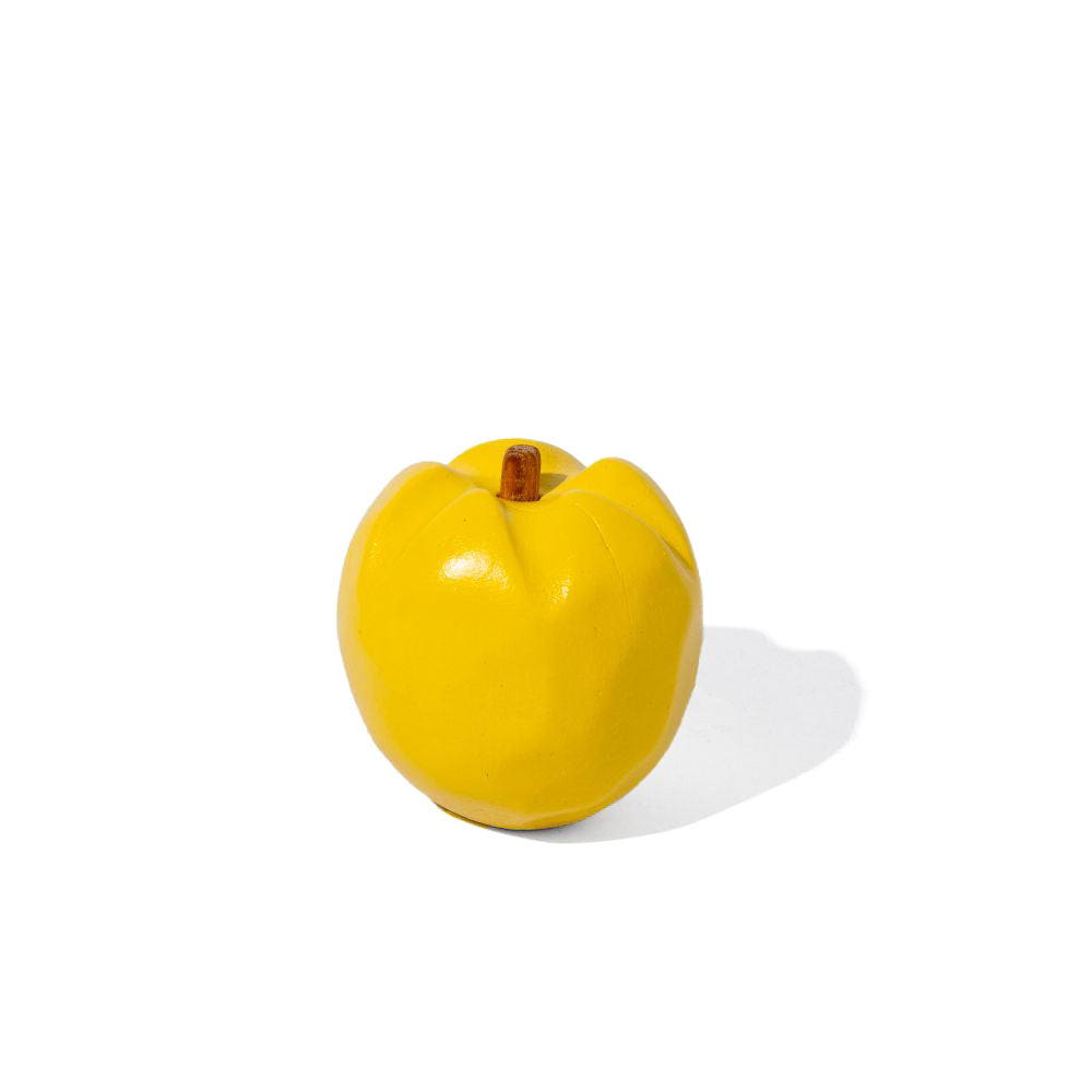 Wooden Apple Sculpture
