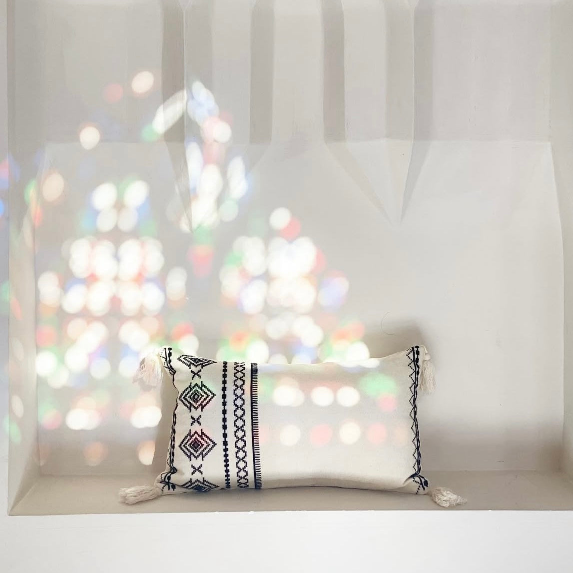 Embroidered cushion | Shane Pattern