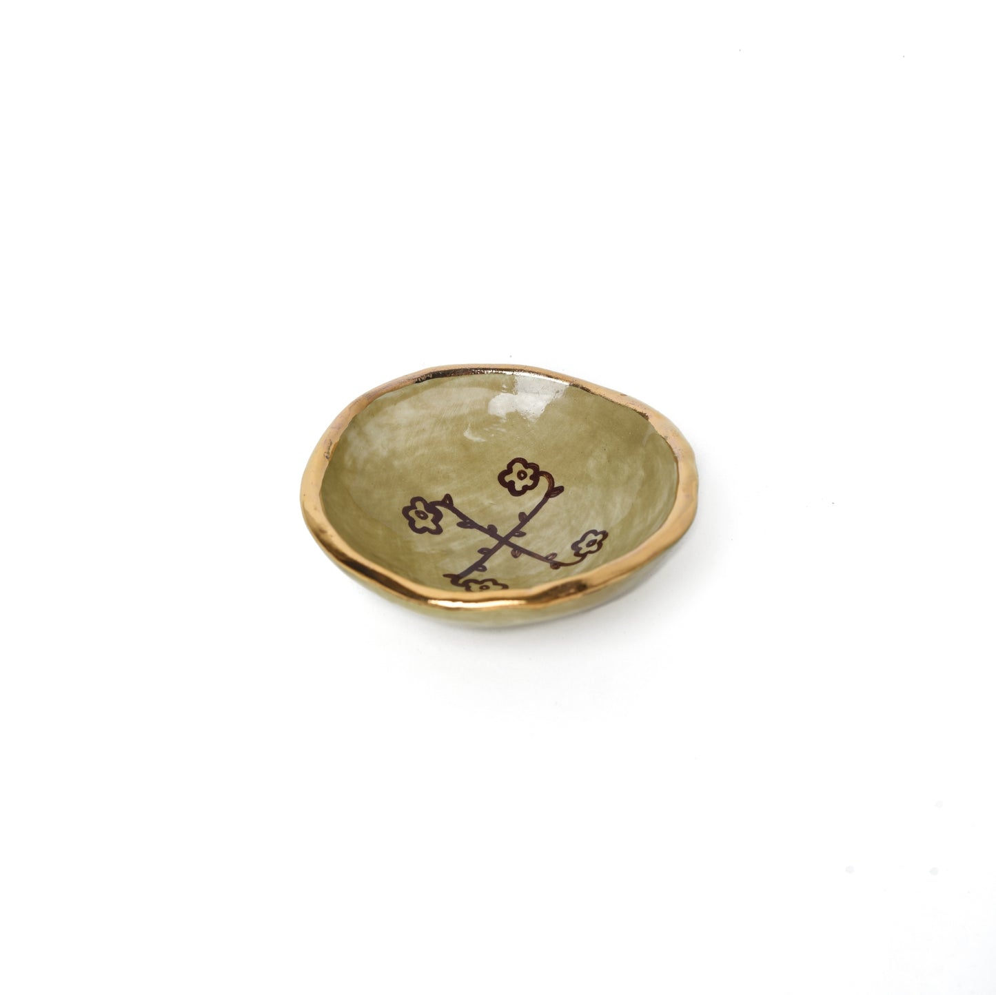 Shiraz Gold Rim Bowl