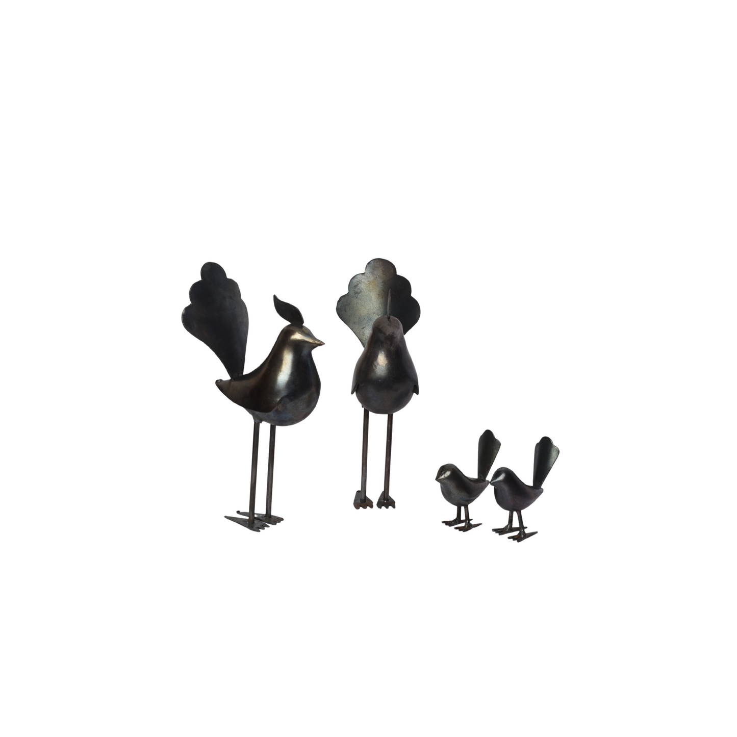 Metal Sculpture Birds