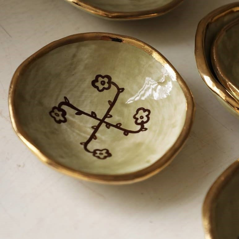 Shiraz Gold Rim Bowl