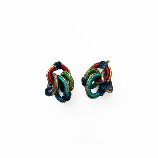 Metallic Thread Earrings