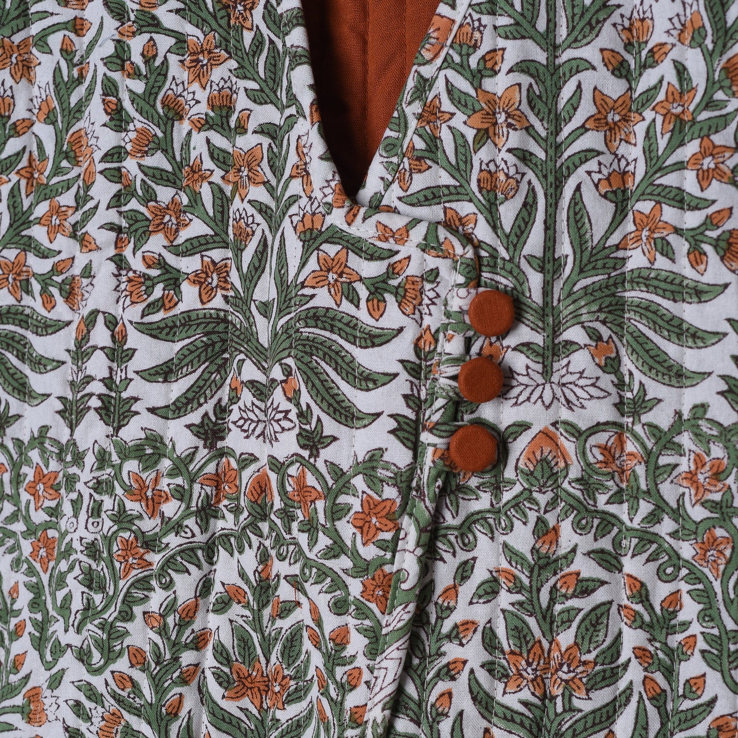 Quilted Side-Tie Reversible Vest