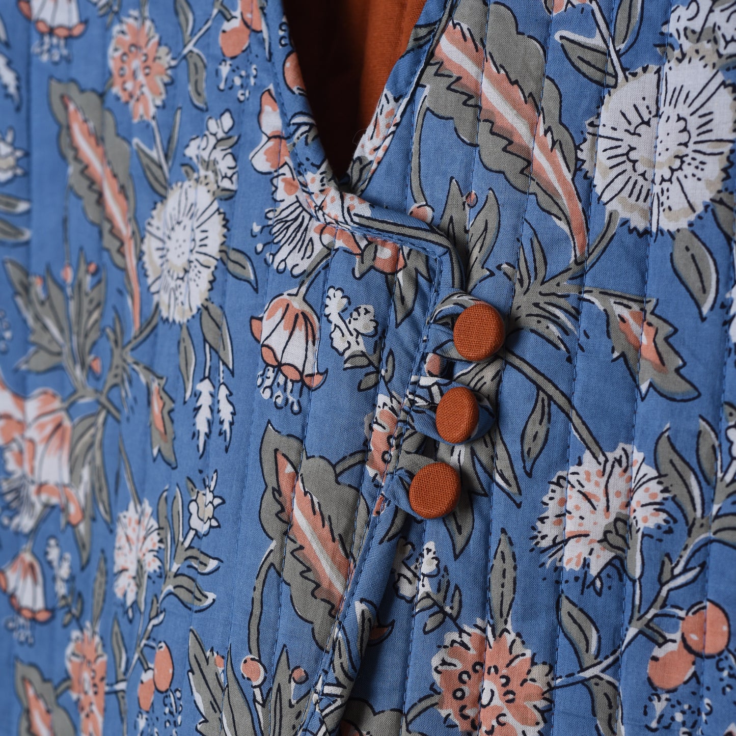 Quilted Side-Tie Reversible Vest