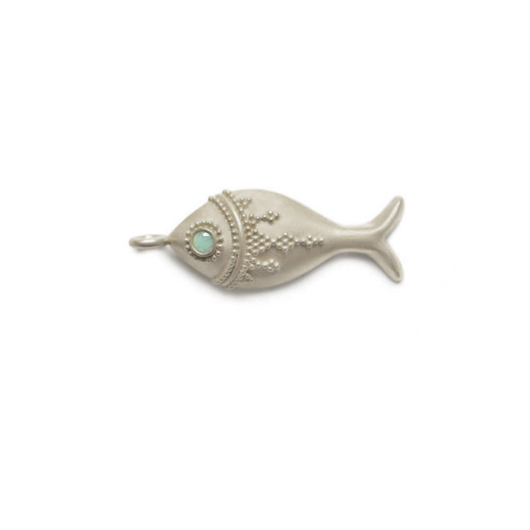 Fish Silver Necklace