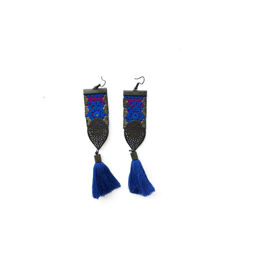 Embroidered Earrings