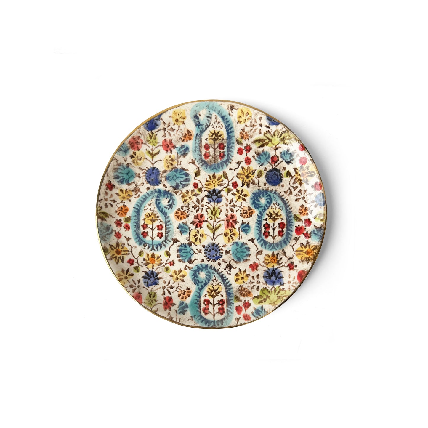Floral Ceramic Plate