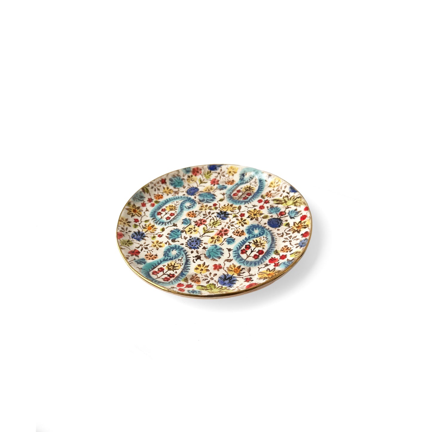 Floral Ceramic Plate