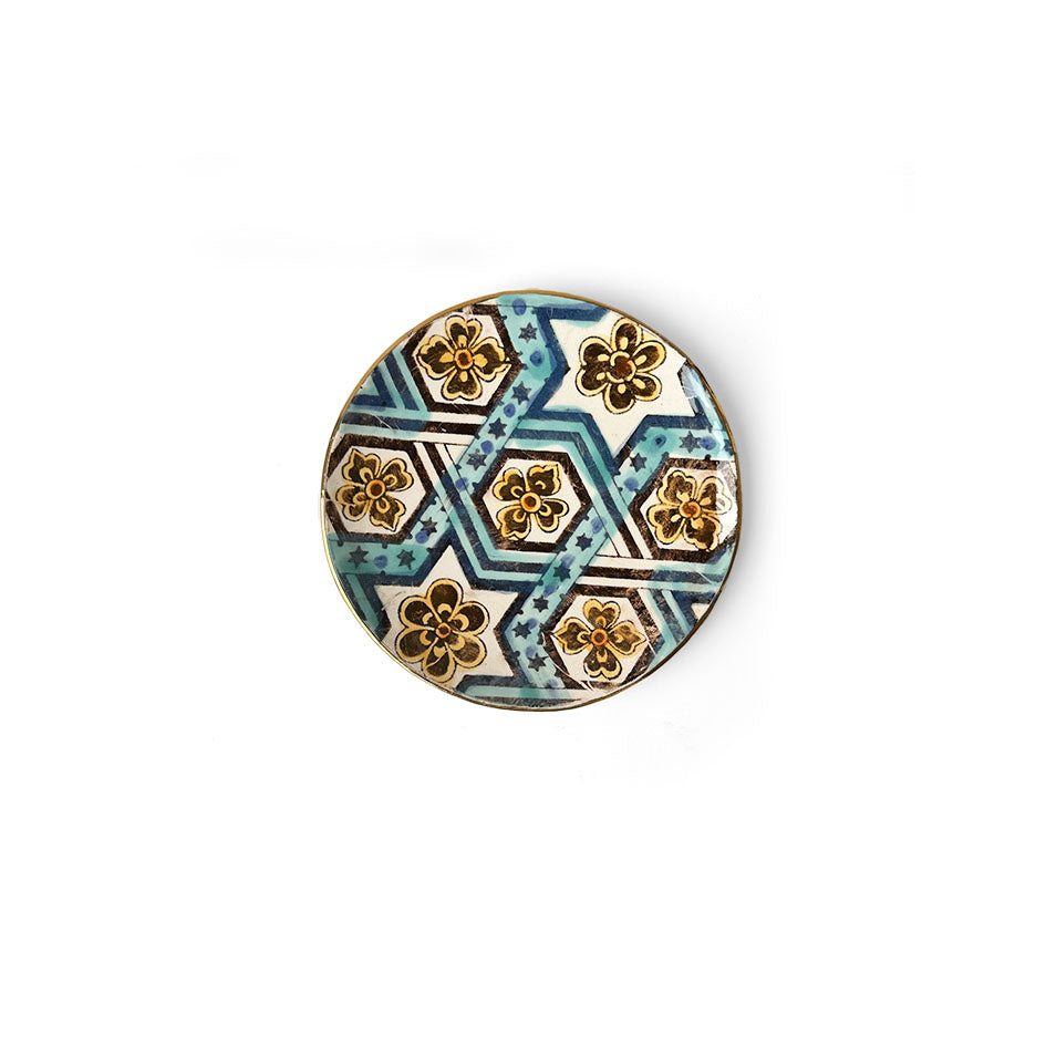 Geometric Ceramic Plate