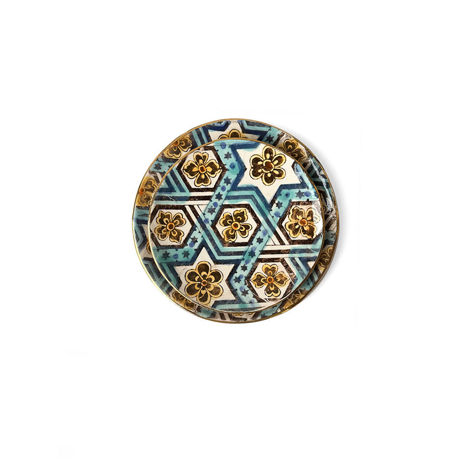 Geometric Ceramic Plate