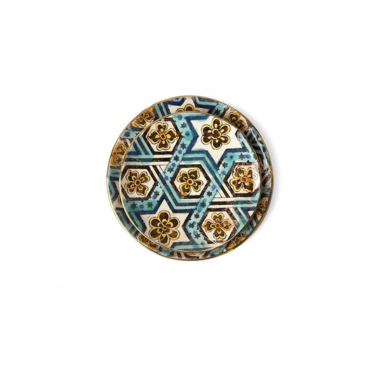 Geometric Ceramic Plate