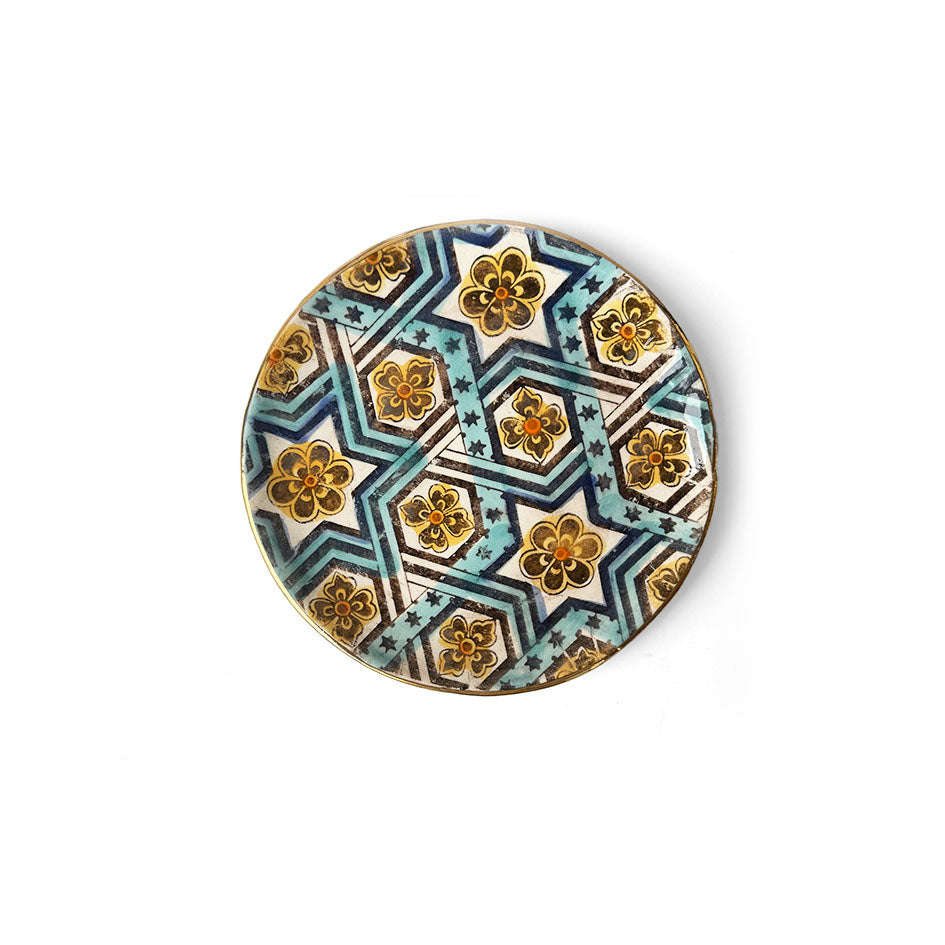 Geometric Ceramic Plate