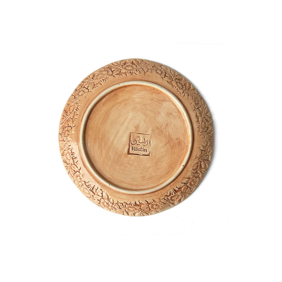 Floral Ceramic Plate