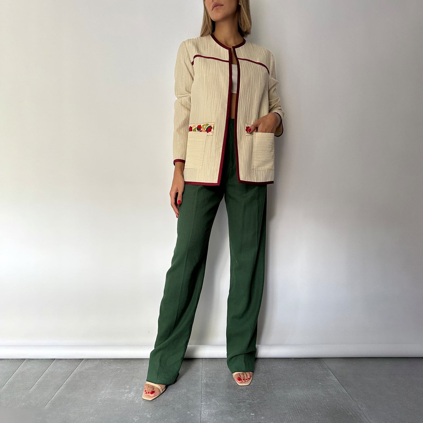 Floral Patchwork Coat