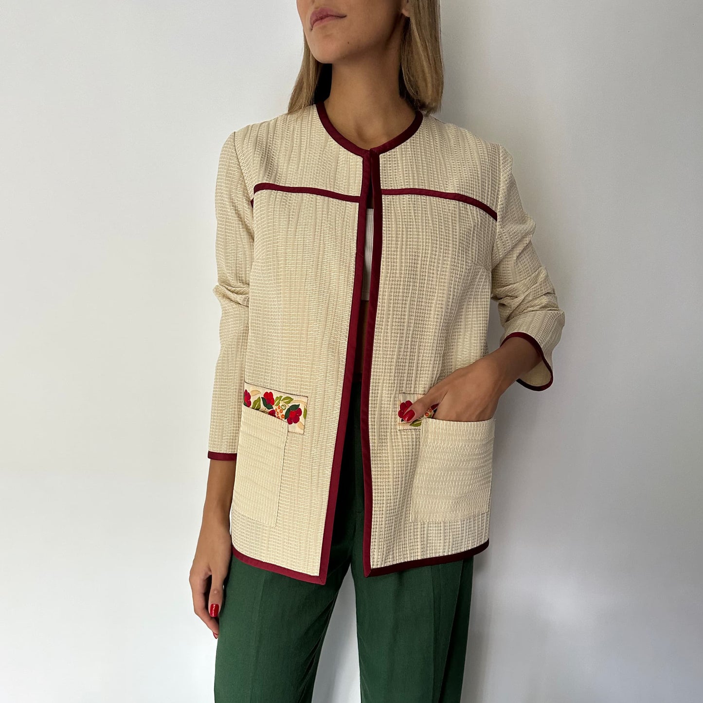 Floral Patchwork Coat