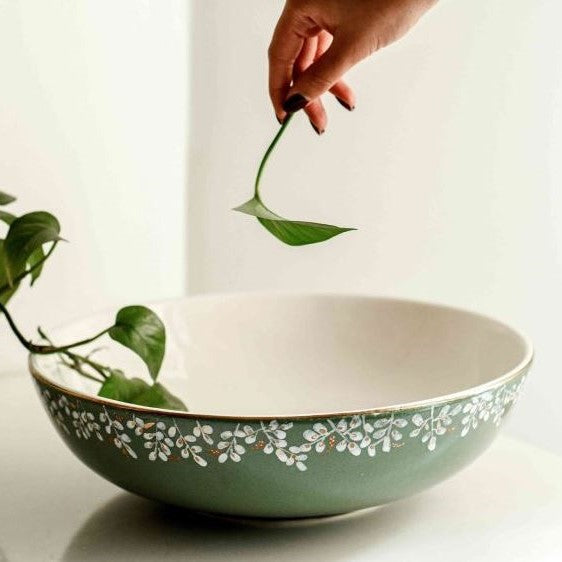 Floral Ceramic Bowl
